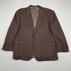 Tailors Row By Deansgate 100% Camel Hair Blazer Coat Jacket Chocolate Brown 50R